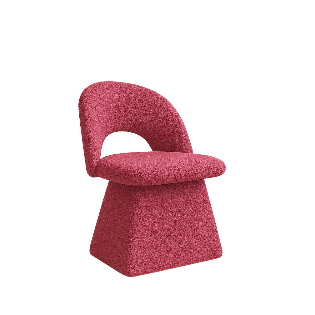 STUHL Abisso Mils Stoff Catch MeSchwenken Fuschie - Rosa, Holz (52/79/57cm) - Kaiser Möbel