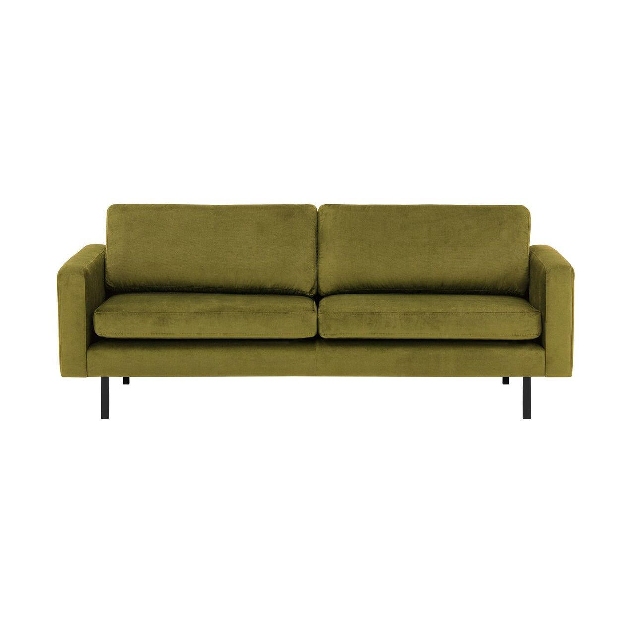 DREISITZER-SOFA Lioni-Kronos 17 - Hellgrün, Holz/Textil (200/84/94cm)