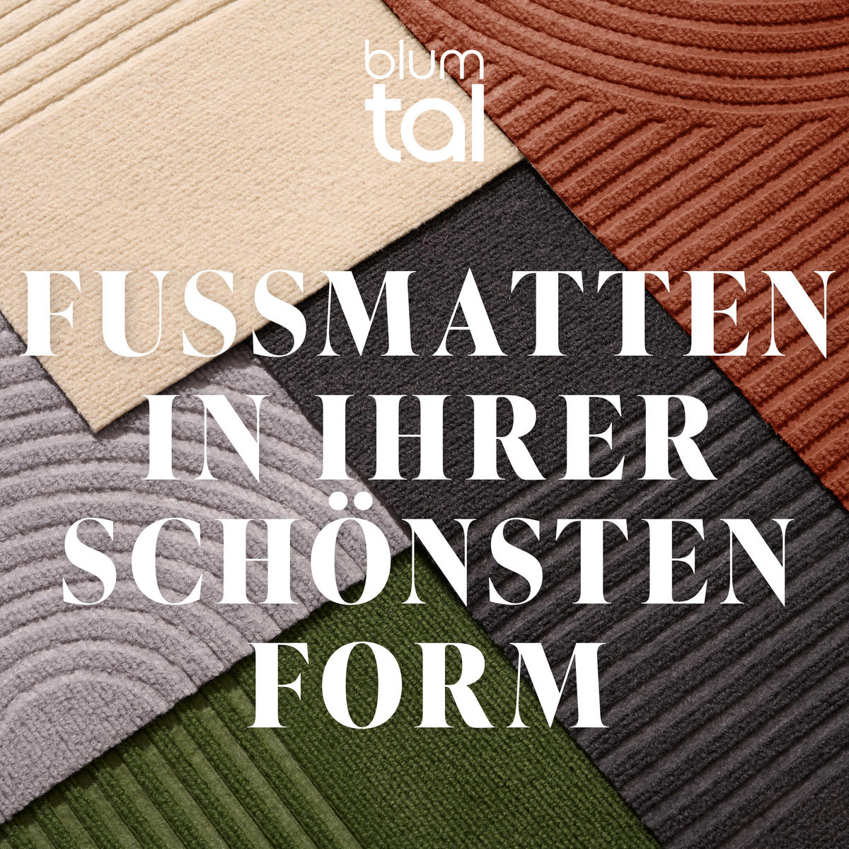 FUSSMATTE 60/90 cm Anthrazit - Anthrazit, Textil (60/90cm) - Blumtal