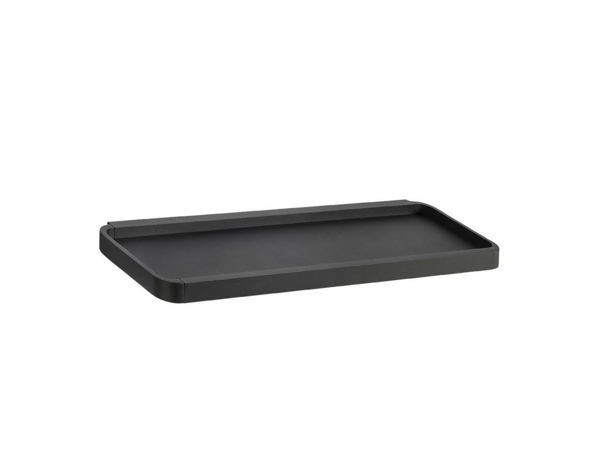 WANDABLAGE Rim schwarz 44x11cm - Schwarz, Metall (44/2/11cm) - Zone Denmark