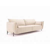 SOFA 3-Sitzer für Terrasse und Garten, Stoff Sunlight, Ecru, SUNMEE - Ecru, Holz (188/90/95cm) - Kaiser Möbel