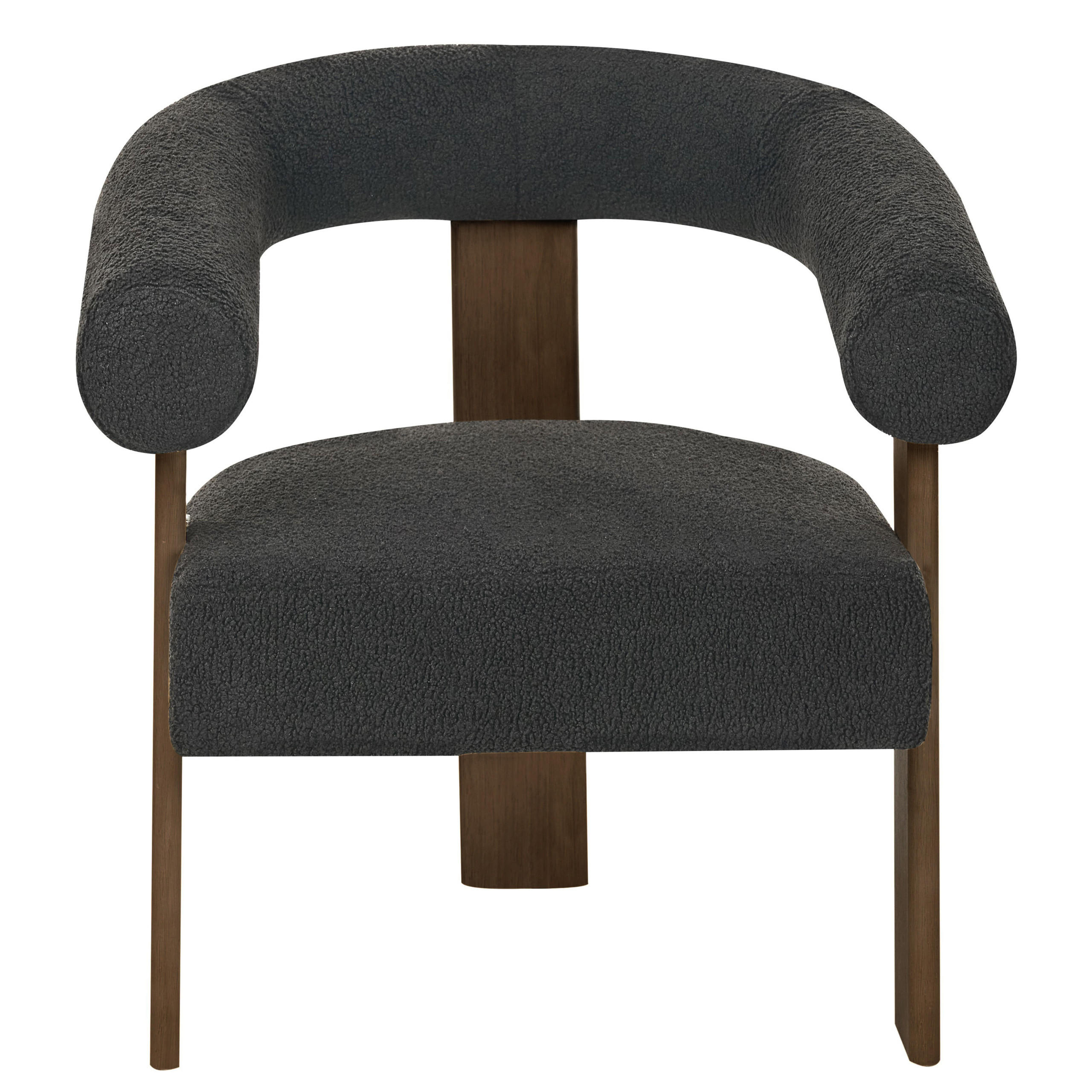 Beliani Sessel Schwarz 77x76x68 cm
