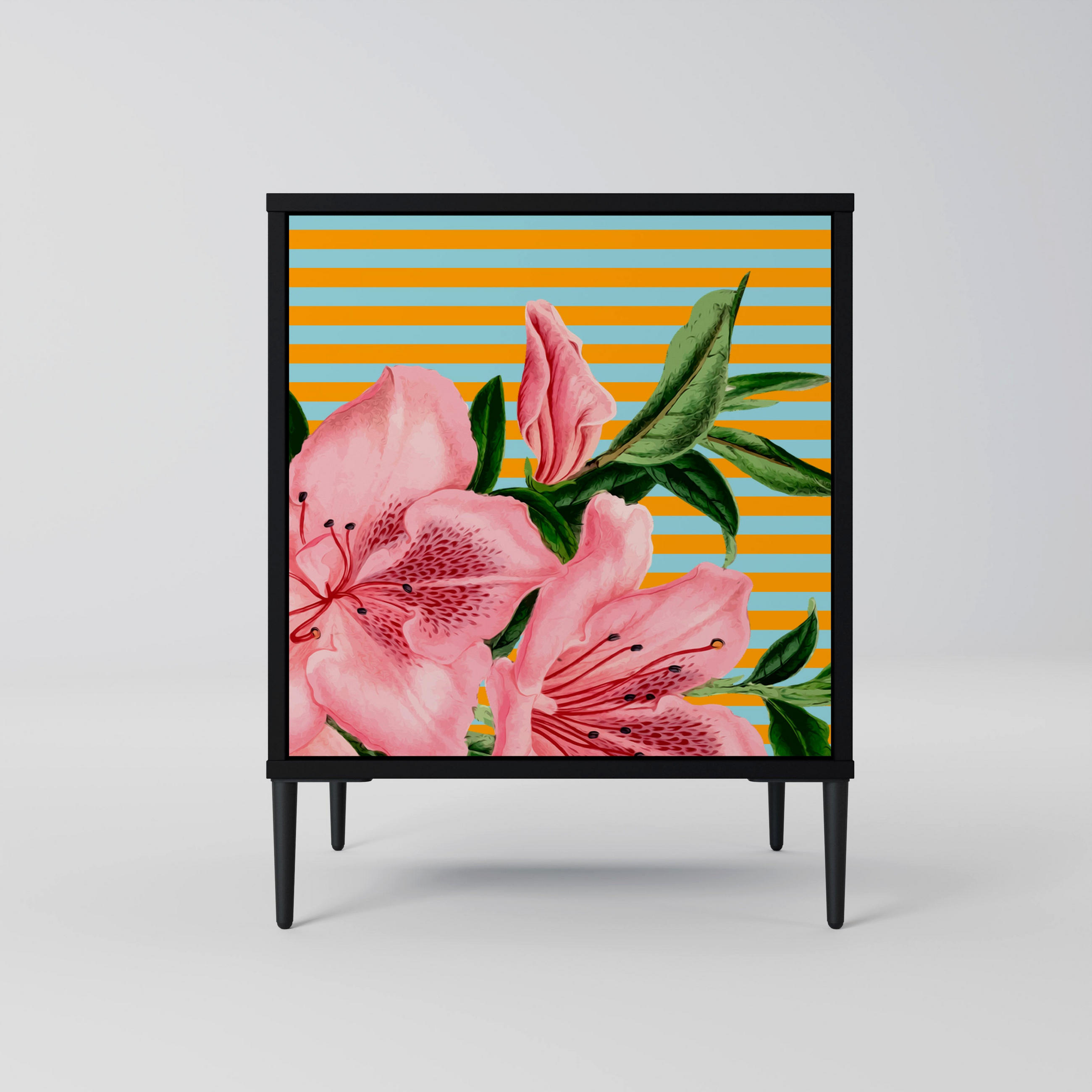 SpaceRebels Sideboard Schwarz 57.5x72.5x42 cm