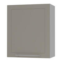 KÜCHENHÄNGESCHRANK Kvantum W2/60 Beige Matt / Grau Matt 60 / 32,5 / 72cm - Beige/Grau, Holz/Holzwerkstoff (60/72/32.5cm) - Feldmann-Wohnen
