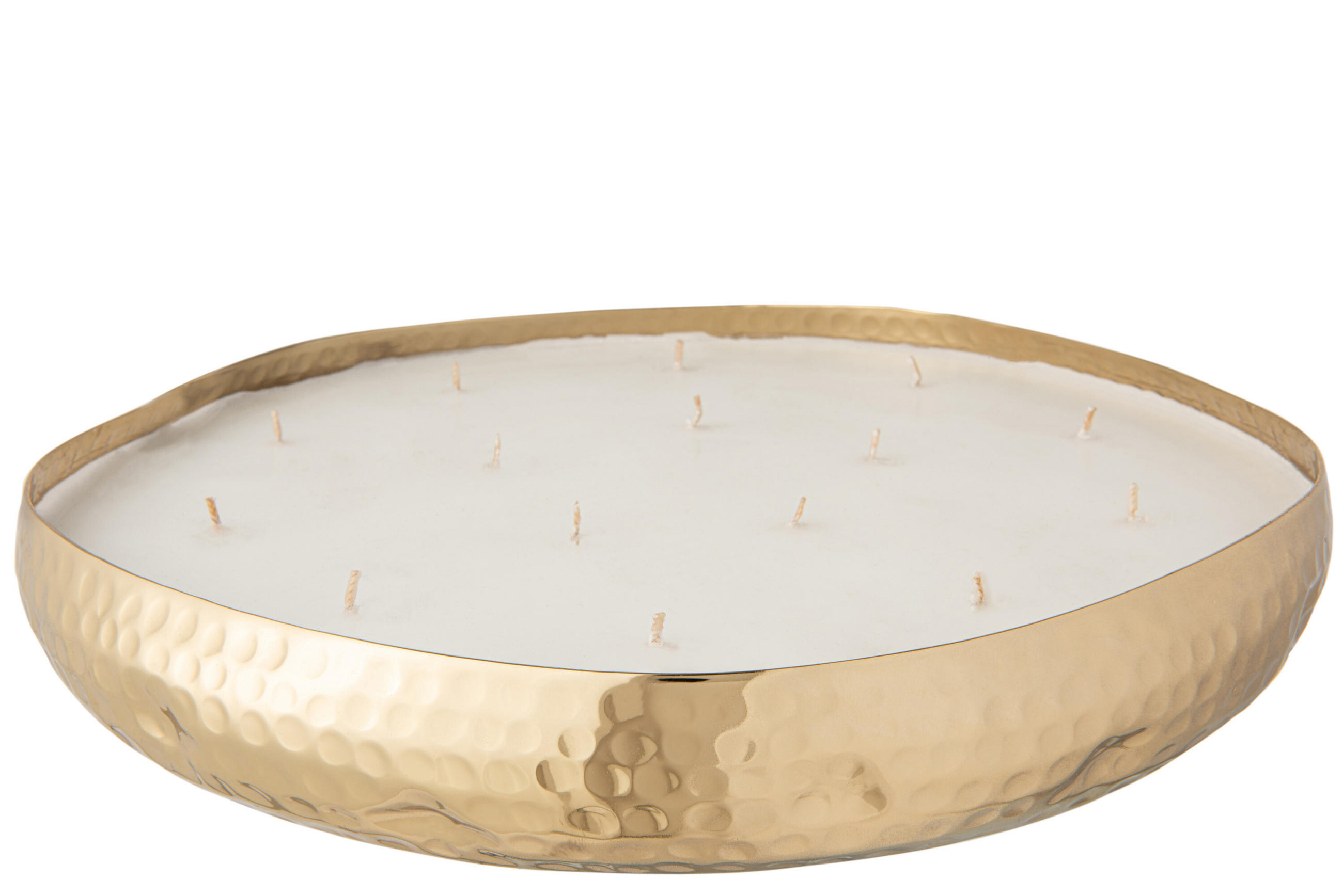 DUFTKERZE M-CHIC - Gold - XL - 35 Std. - Goldfarben, Paraffin (35.5/5cm) - J-Line