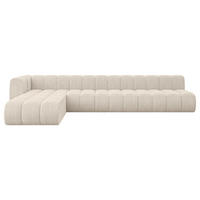 ECKSOFA modulares Sofa Darnel-L3 - 387x177x70 cm Beige - Beige, Holzwerkstoff/Textil (387/177cm) - ALTDECOR