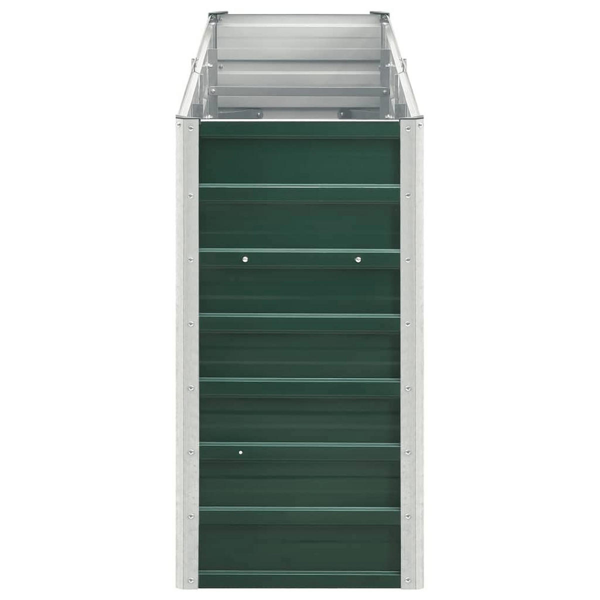 HOCHBEET für Garten OSKAR Grün 240x40x77 cm Metall - Grün, Metall (240/77/40cm) - DELUKE