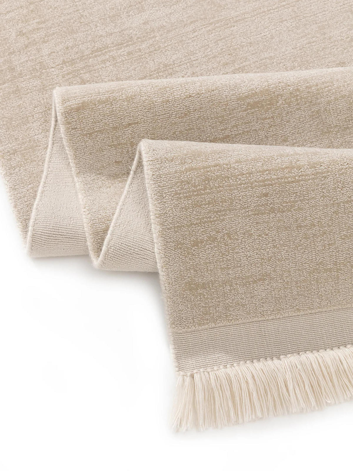 TEPPICH aus recyceltem Material Jade Cream 120x170 cm - Creme, Textil (120/170cm) - benuta Pure