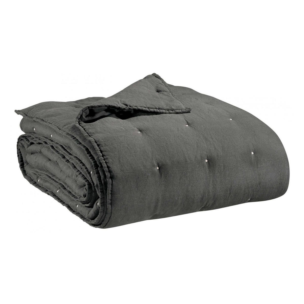 BETTÜBERWURF Zeff donner 240 x 260 cm - Grau, Textil (240/260cm) - Vivaraise