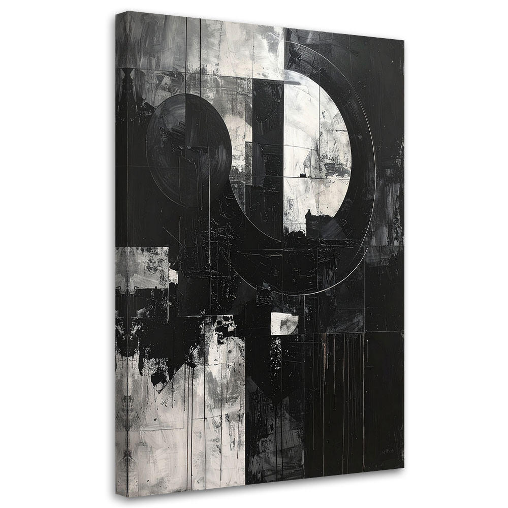 Feeby Wandbild, Schwarz 70x100 cm