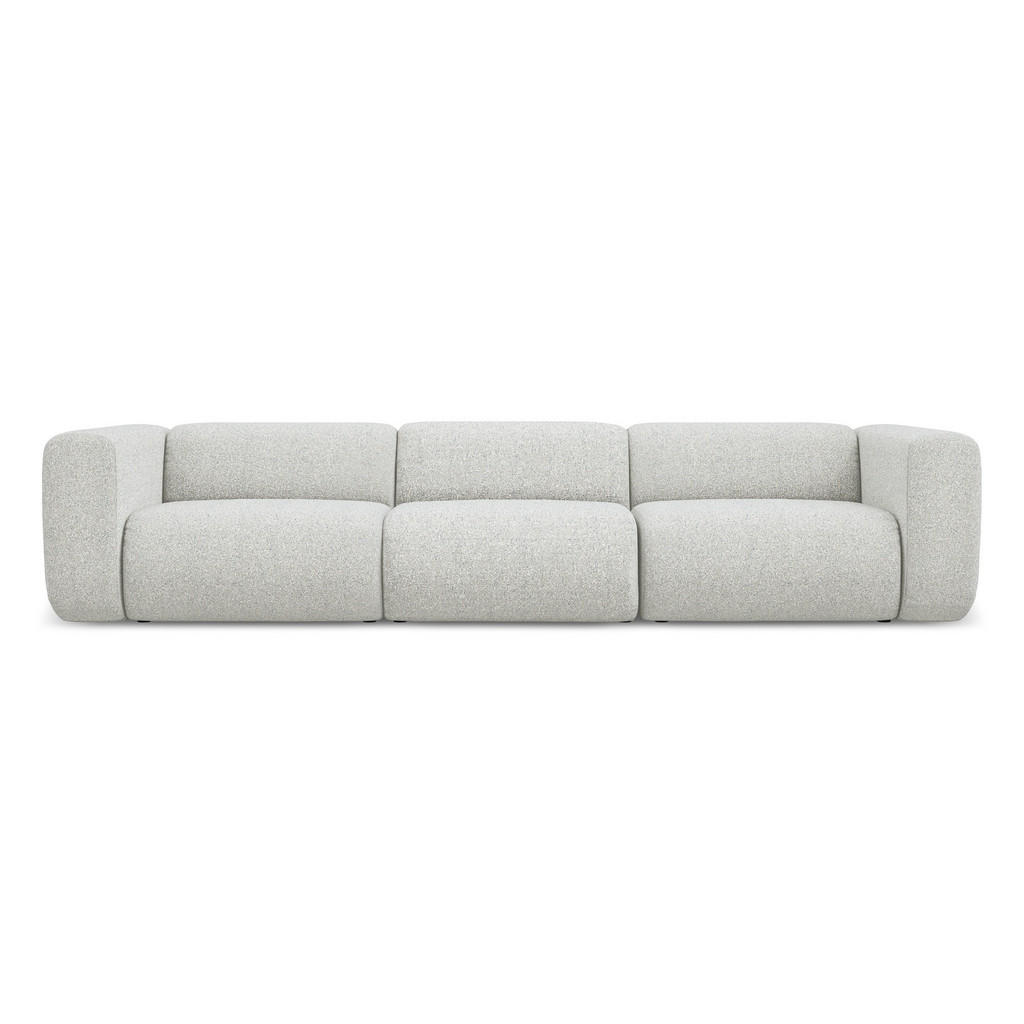 Thumbnail - Makamii 4-Sitzer-Sofa, Beige, Textil, Füllung: Schaumstoff, 319x70x89 cm, Made in EU, Wohnzimmer, Sofas & Couches, Sofas