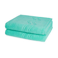 DUSCHTUCH Cashmere feeling 2er-Set - Türkis, Textil (50/100cm) - Ross