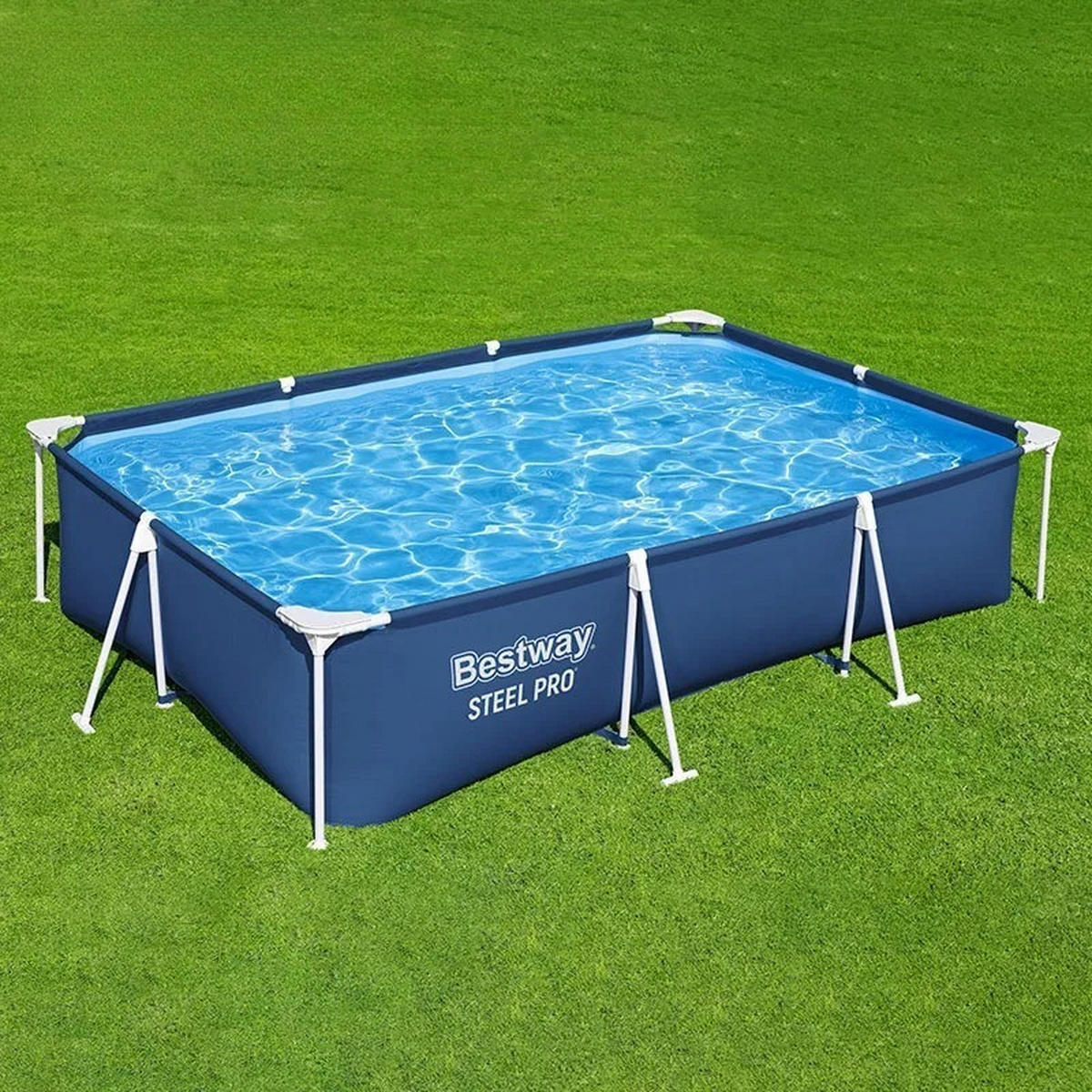 POOLSET 56411 BLAU 300X201CM - Blau, Textil (300/66cm) - Kaket