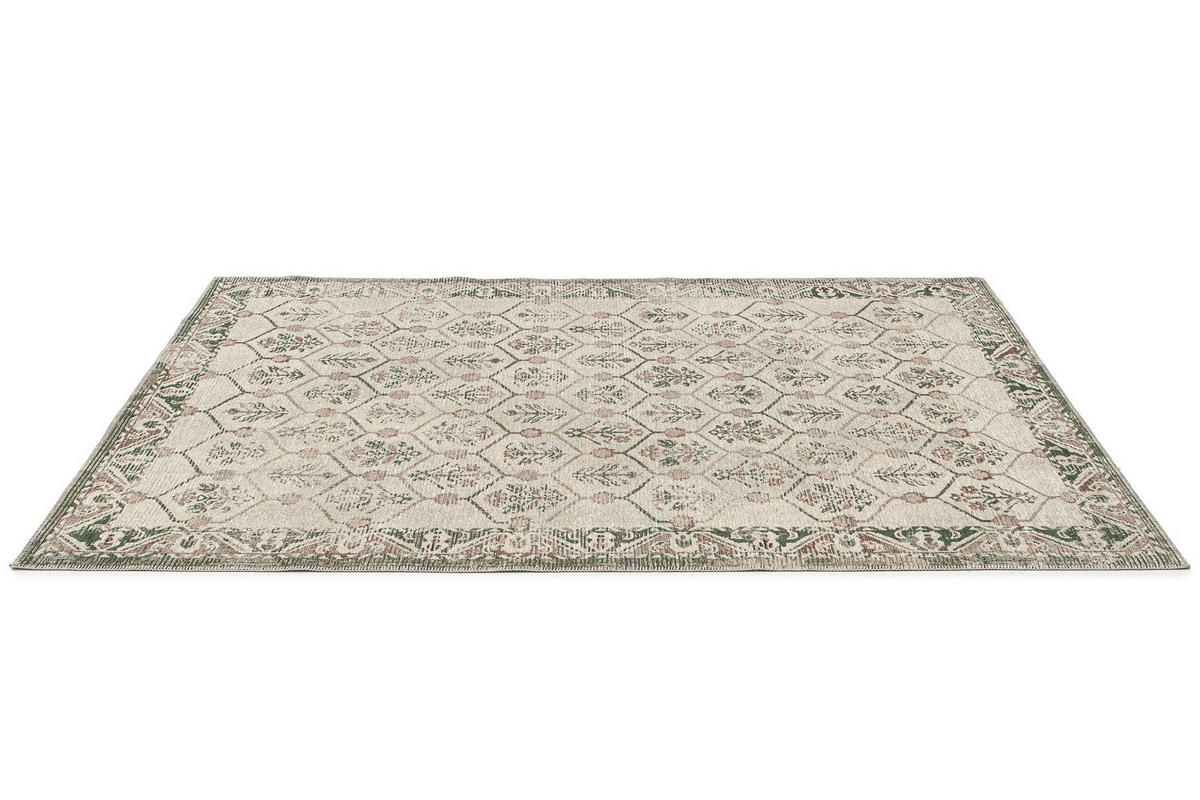 DESIGN-TEPPICH aus recycelten Fasern grün - Grün, Textil (120/170cm) - AFK Living