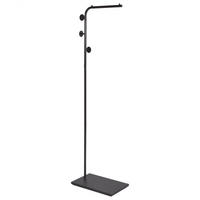 GARDEROBENSTÄNDER Metall schwarz 169 cm Cozad - Schwarz, Metall (48/170/30cm) - Beliani