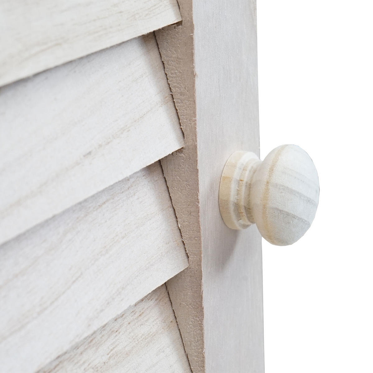 WANDSPIEGEL MIT FENSTERLÄDEN Braun - Braun, Holz (46/71/5cm) - MCW