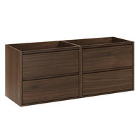 SKRINKA POD UMÝVADLO 120cm Edmé Drevo - tmavohnedá, kompozitné drevo (120/50/46cm) - Petits-meubles