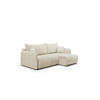 ECKSOFA Calgary - Creme, Holzwerkstoff/Textil (207/148cm) - Fun Möbel