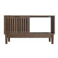 COUCHTISCH Walnussfarben 80/50/45 cm - Walnussfarben, Holzwerkstoff (50/80/45cm) - PANGIVO