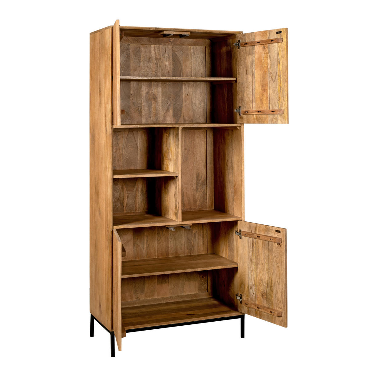 REGAL Madison Braun 45/90/200 cm - Braun, Holz (90/200/45cm) - Starfurn
