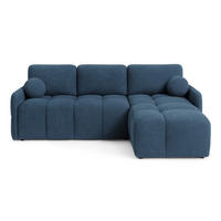 ECKSOFA Granat MONO Mit Schlaffunktion Und Dekokissen Rechts - Dunkelblau, Textil (220/145cm) - Sepro Meble