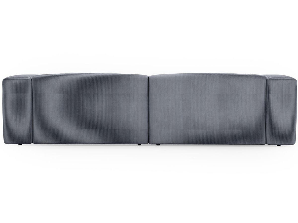 ECKSOFA Landi Grau Links - Schwarz/Grau, Kunststoff/Textil (180/240cm) - Graingold