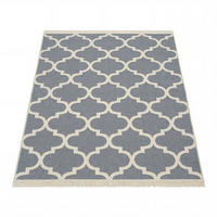 KURZFLORTEPPICH 140/200 cm Skandi Kilim 147 - Grau, Naturmaterialien (140/200cm) - Paco Home