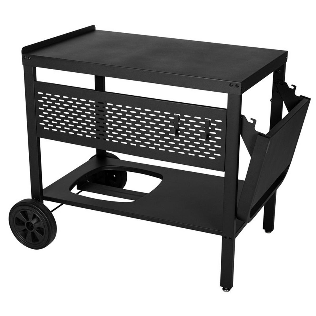 BEISTELLTISCH Schwarz - Schwarz, Metall (60/75.5/121cm) - Somagic