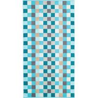HANDTÜCHER UNIQUE KARO 942 TÜRKIS - 44 - Blau, Textil (70/140cm) - Cawö
