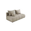 SOFA COCO MINI SCHLAFSOFA mit Bettfunktion, CLOUD Stoffbezug, 2-Sitzer, freistehend, Größe: 205x105x97 cm, Beige - Beige, Holz/Textil (205/97/105cm) - DomoHome