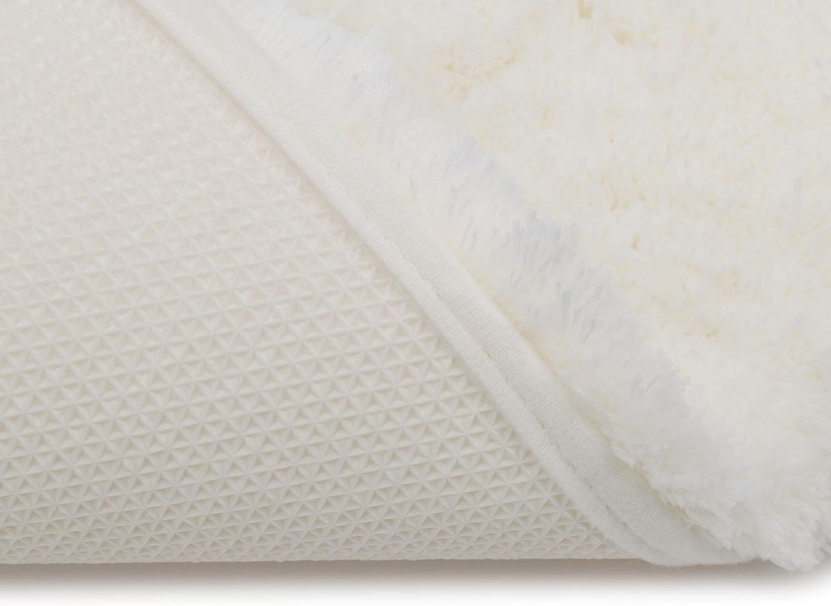 BADTEPPICH Deluxe CREME 70X120CM - Creme, Textil (120/70cm)