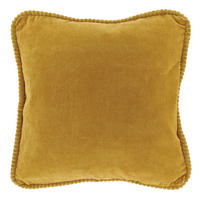 DEKOKISSEN Carmel Gelb 45/45/8 cm - Gelb, Textil (45/45cm) - Unique Living
