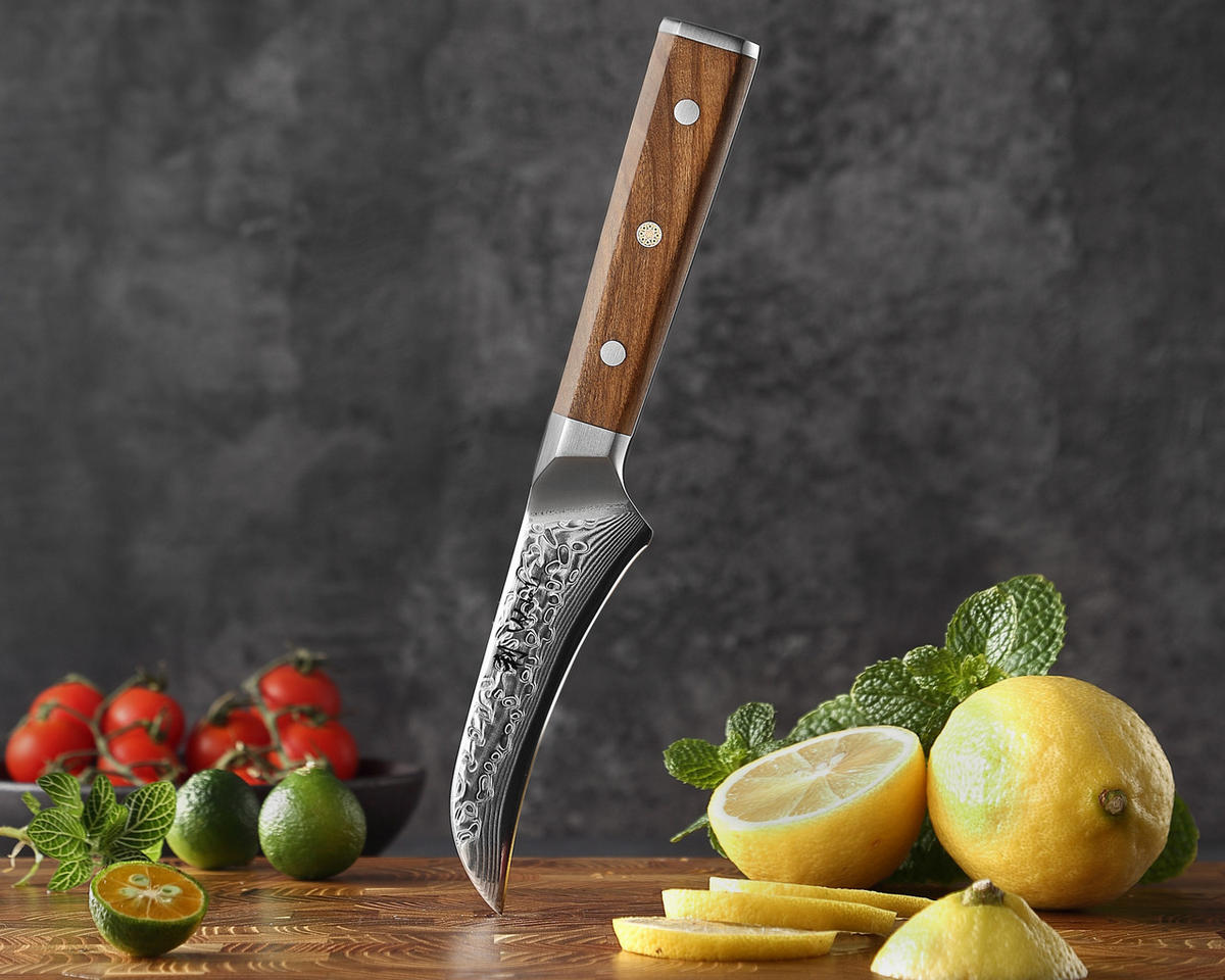 SCHÄLMESSER 8,5 cm - Braun, Metall (20cm) - Wakoli