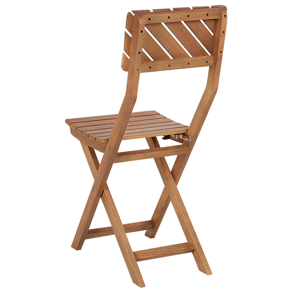 BALKONSET 2-Sitzer Holz dunkler Holzfarbton Ardore - Dunkelbraun, Holz - Beliani