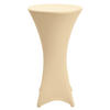 STEHTISCHHUSSE Stella Ø 80 cm Creme - Creme, Textil (80/120cm)