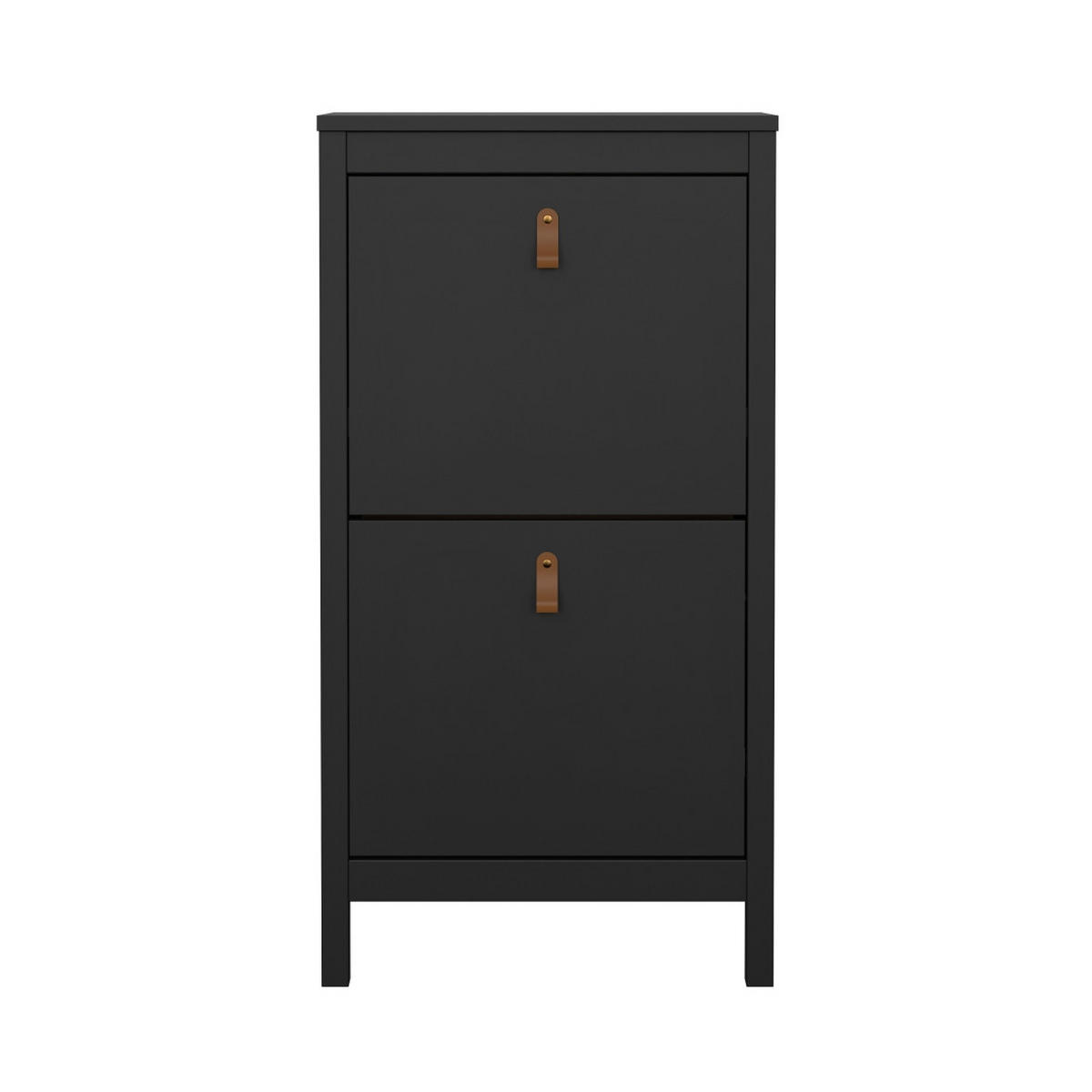 SCHUHSCHRANK, Madrid, Schwarz, Holzwerkstoff, 54 x 25 x 103 cm - Schwarz, Holzwerkstoff (54/103/25cm) - ebuy24