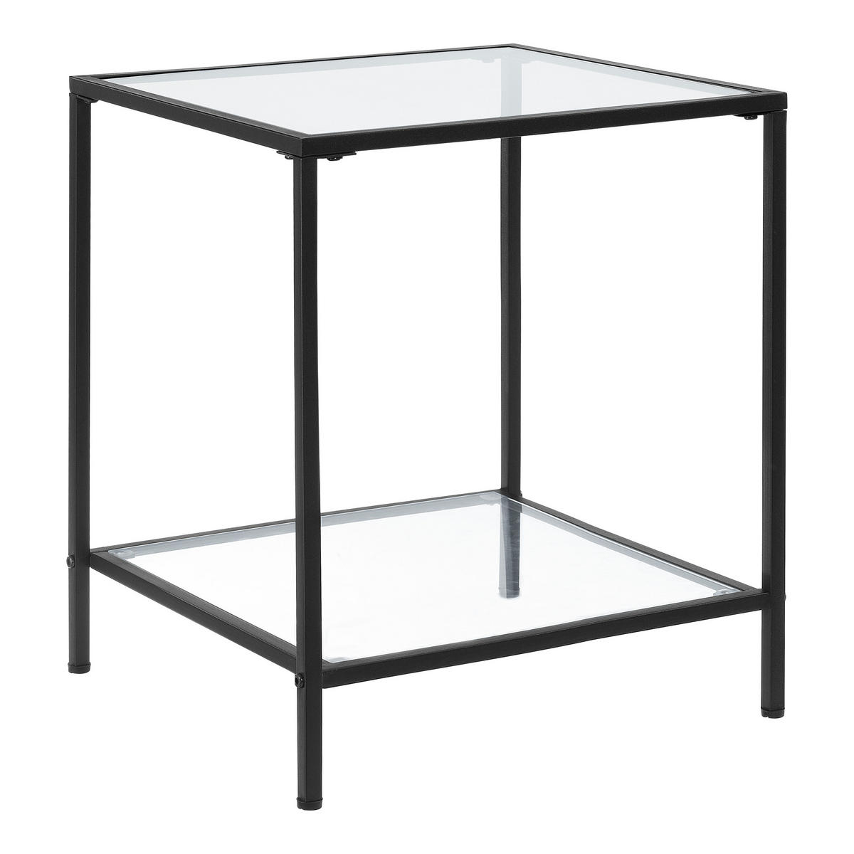 BEISTELLTISCH Norrtälje - Transparent, Glas (45/45/55cm) - [en.casa]