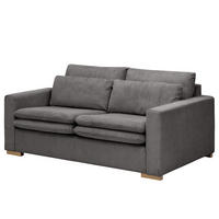 2,5-SITZER SOFA - Grau, Textil (180/82/104cm) - home24