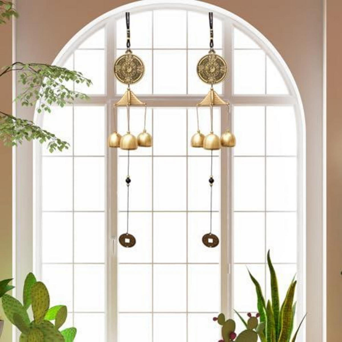 WINDSPIEL Metall 30 cm - Bronzefarben, Metall (46/15/2.8cm)