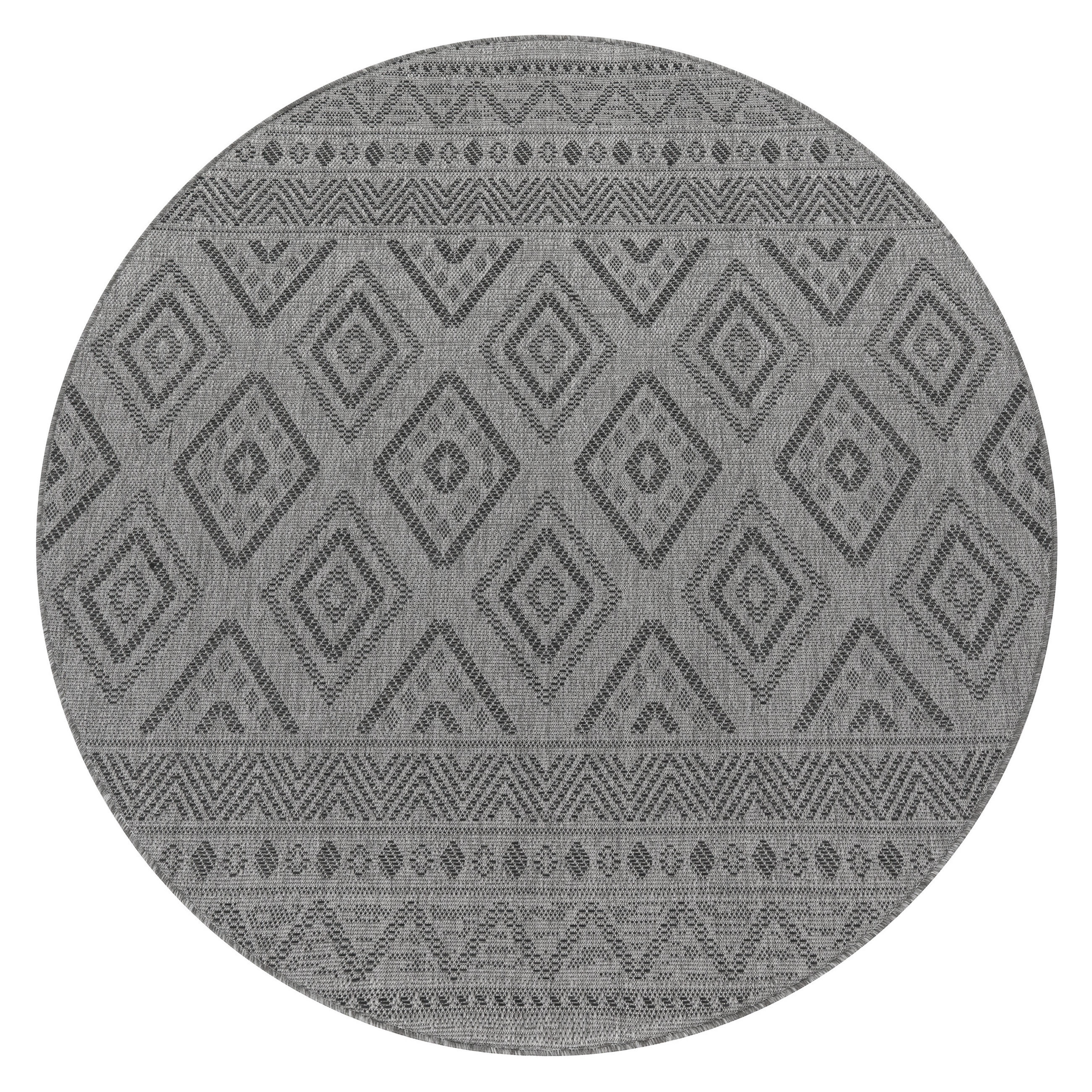 OUTDOORTEPPICH 200/200 cm Vermont 184 - Anthrazit, Textil (200/200cm) - Paco Home