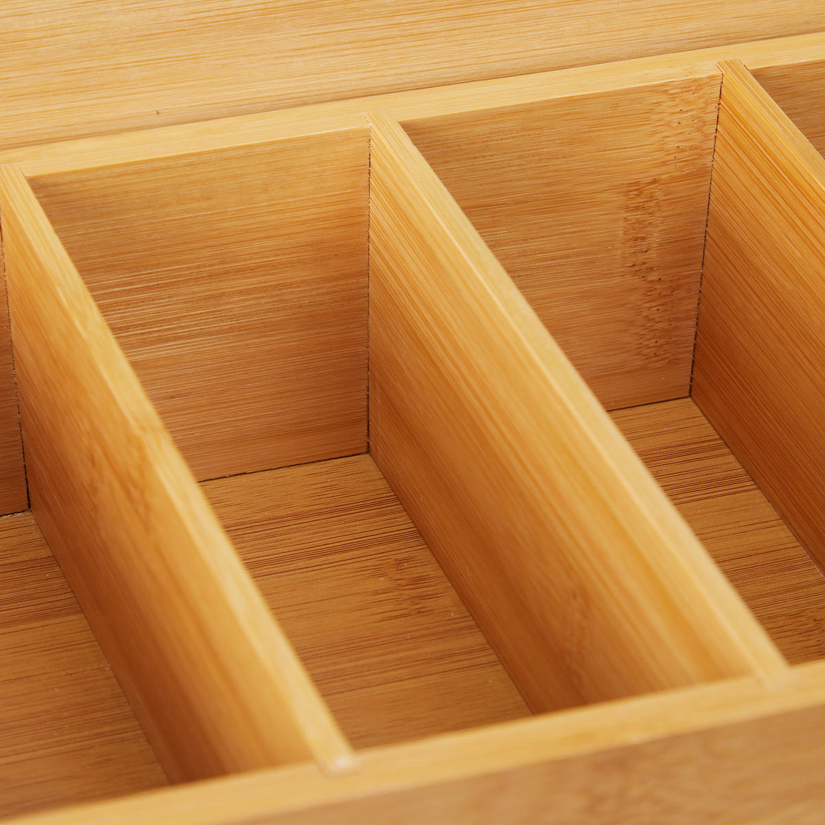 TEEBOX - Hellbraun, Holz/Kunststoff (37/9/20cm) - Relaxdays