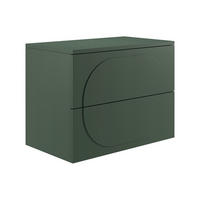 WASCHTISCHUNTERSCHRANK hängend + Ablage - Grün - 80 cm - VUTOMA - Grün, Holz (80/60/46cm) - Vente-Unique