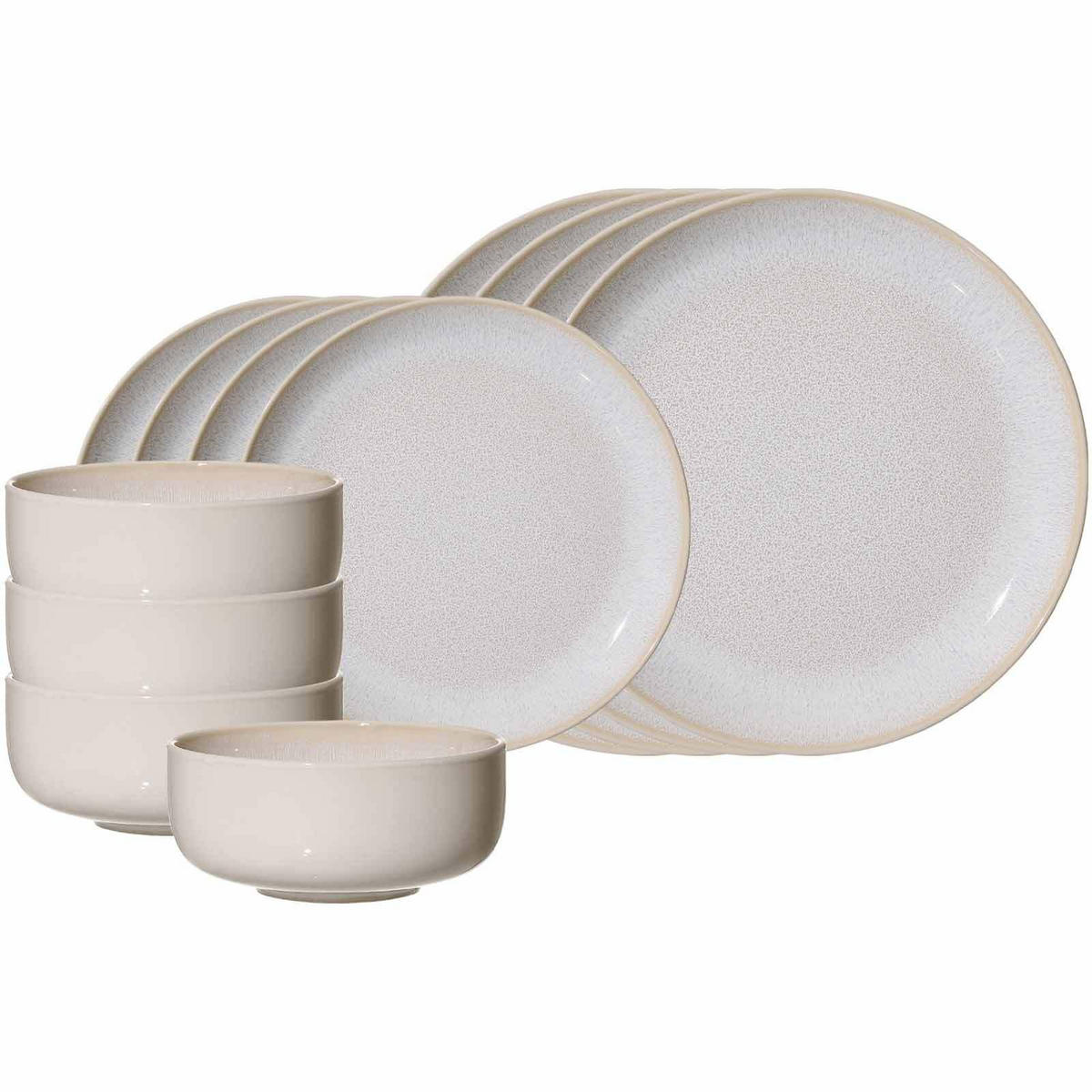 BASIC-SET Laredo beige 12er Set - Beige, Keramik (1/1/1cm) - Ritzenhoff Breker