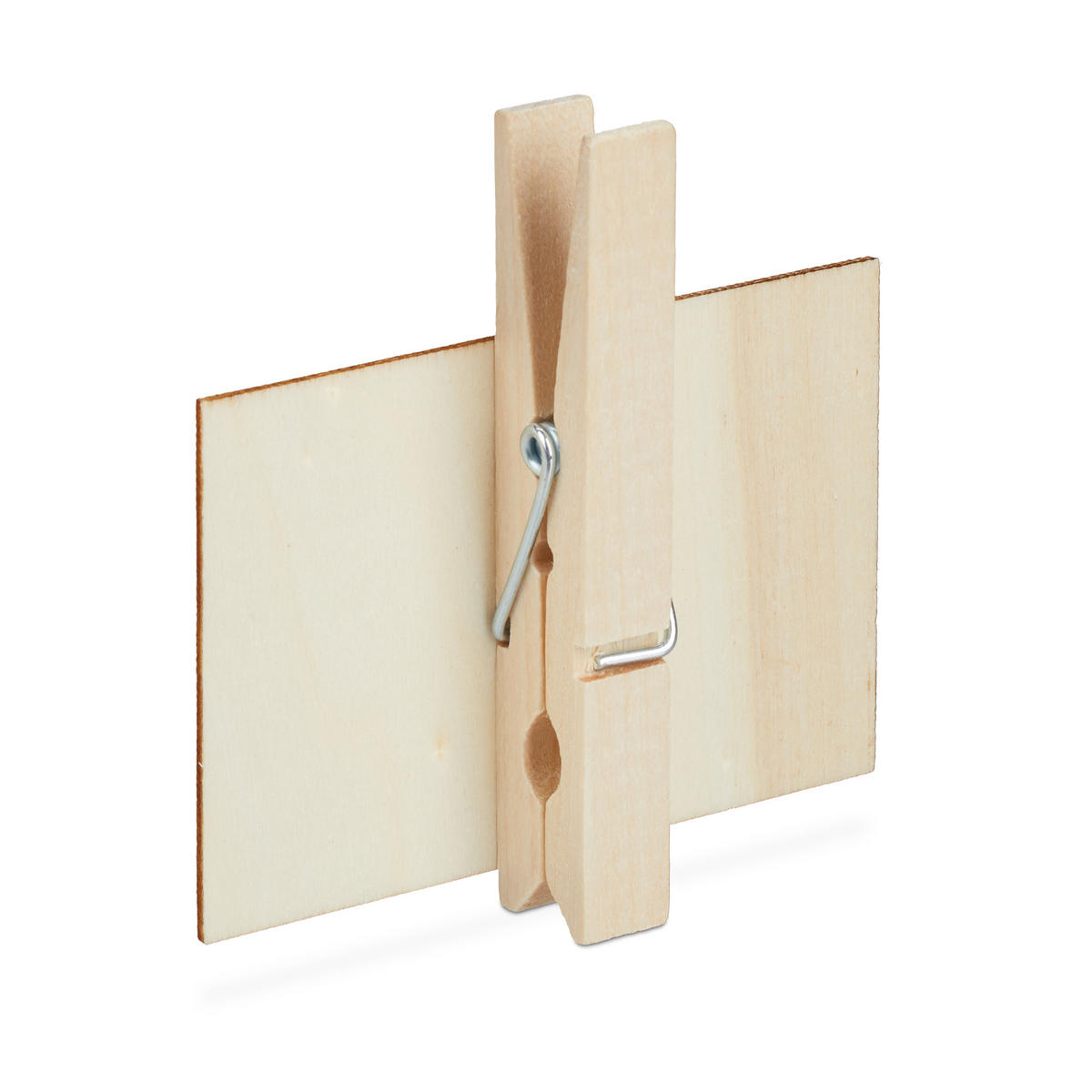 20XKOPČE - svijetlo smeđa, drvo (7.5/7/1.5cm) - Relaxdays