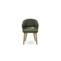 ESSZIMMERSTUHL SERENE COCOON aus Sperrholz und Stoff 57x61,5x80,5 - Smaragdgrün, Holz/Textil (61.5/80.5/57cm) - Elementi