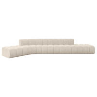 ECKSOFA modulares Sofa Solven-L2 - 471x174x70 cm Beige - Beige, Holzwerkstoff/Textil (471/174cm) - ALTDECOR