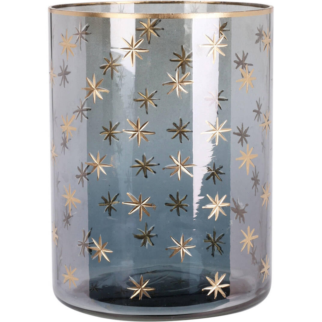 Home Styling Collection Teelichthalter Grau 15 cm