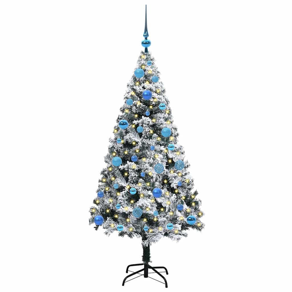 vidaXL Weihnachtsbaum Weiß 150 cm