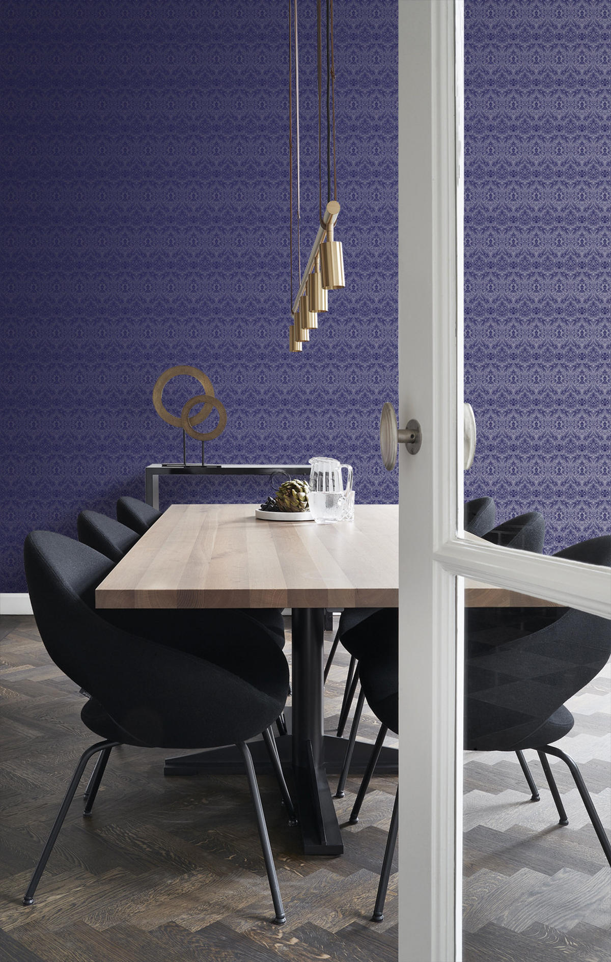 TAPETE Ornamente 53 cm x 10.05 m - Lila, Papier (53/1000cm) - Origin Wallcoverings