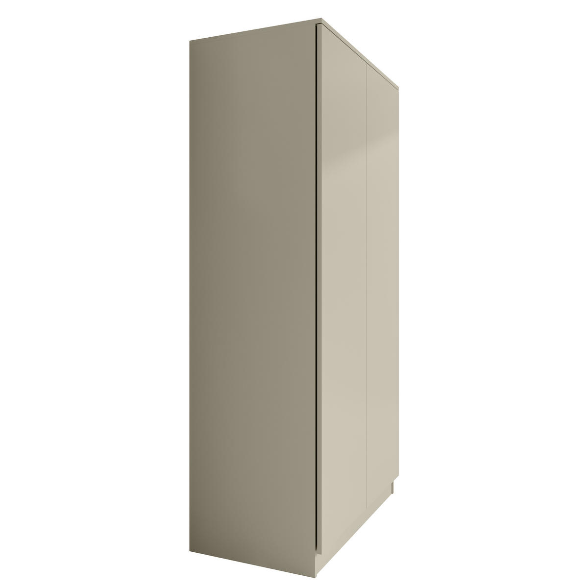 DREHTÜRENSCHRANK Look mit 2 Türen, 90 cm, Kaschmir - Kaschmir, Holzwerkstoff (90/180/50cm) - Beautysofa